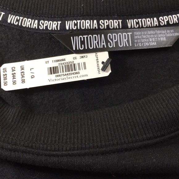 NWT Victoria’s Secret Sport sweatshirt. Size L - Picture 4 of 4